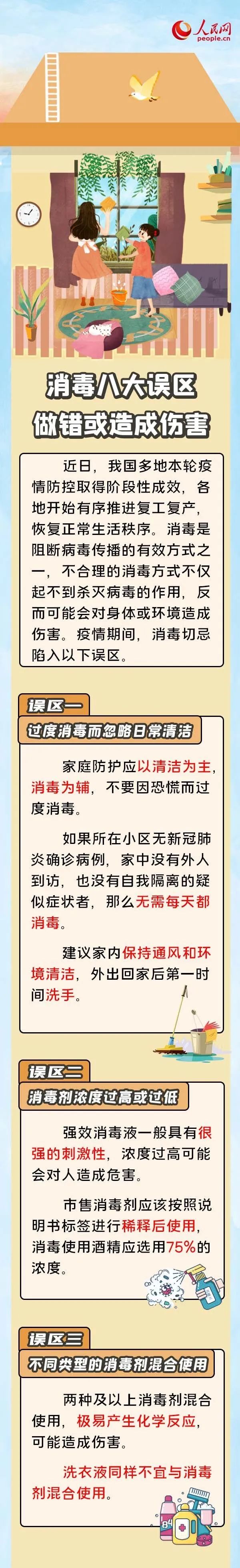 注意了!消毒别陷入这8大误区 不小心做错或造成伤害