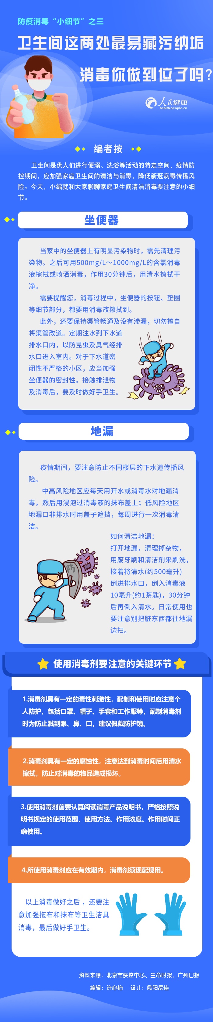 卫生间这两处最易藏污纳垢 消毒你做到位了吗？